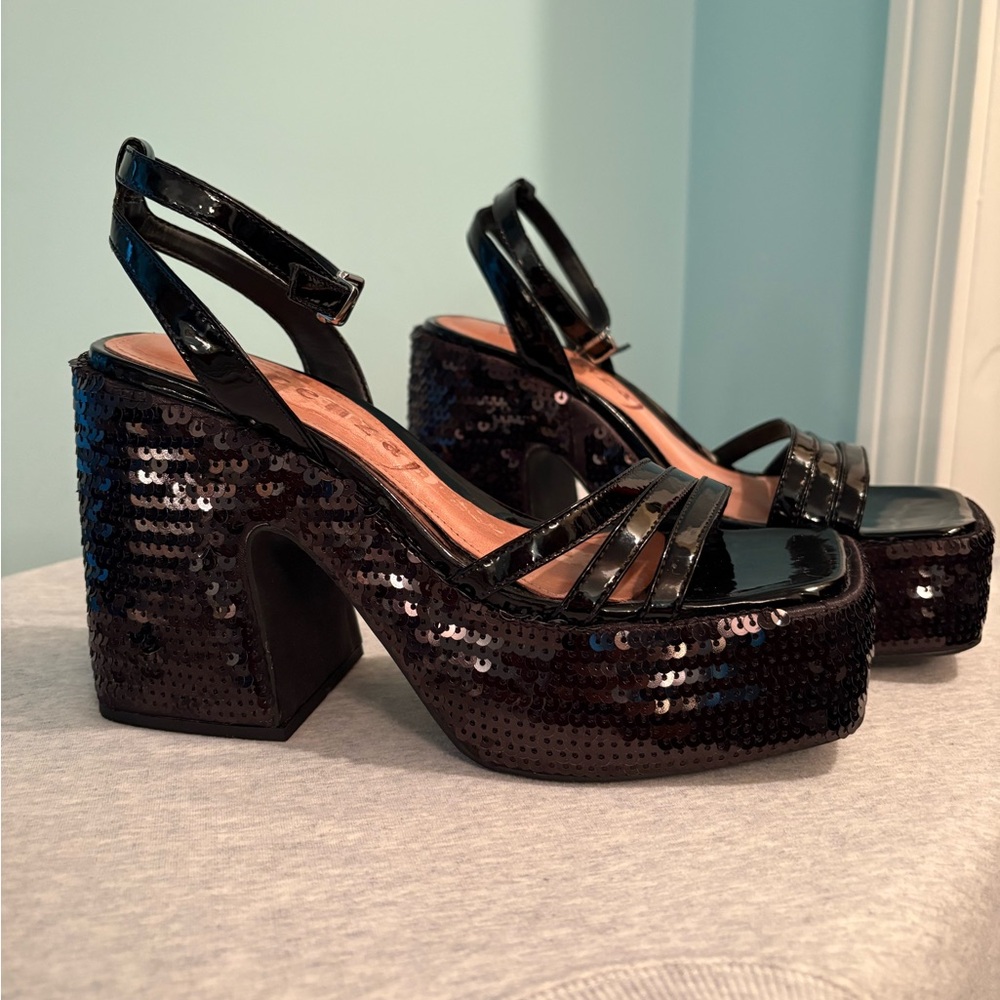 Vicenza Platform Sequin Shoes